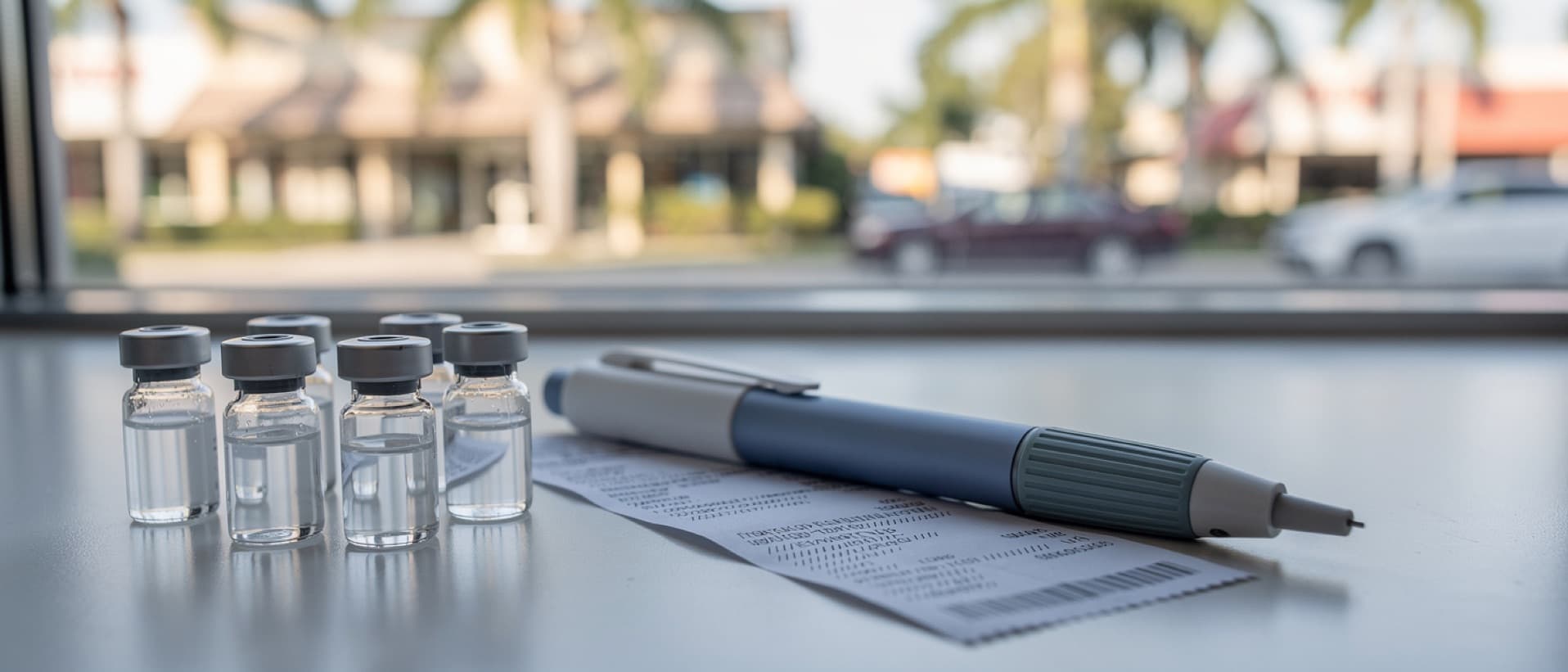 Insulin vials, an insulin pen and a pharmacy receipt, for insulin cost and the pharmacy benefit manager lawsuit