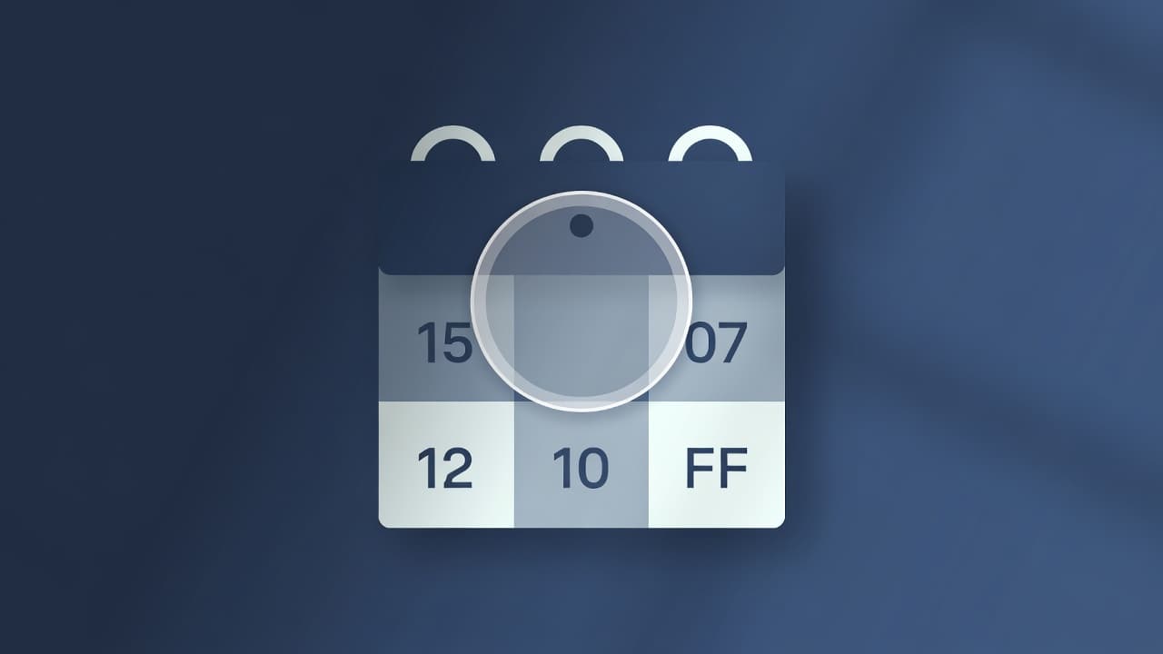 Calendar under a magnifying lens, for the six months of infection screening after surgery abroad